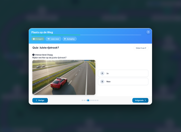 Zielaan Auto Theorie Cursus Les Slide