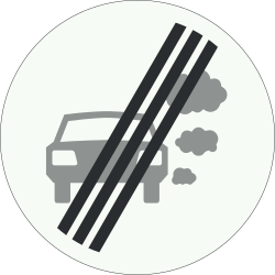 Bord C22f: End of Low Emission Zone