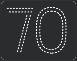 Bord A3: Speed Limit Zone
