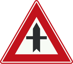 Bord B3: Priority Intersection