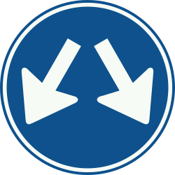 Bord D3: Pass on either side