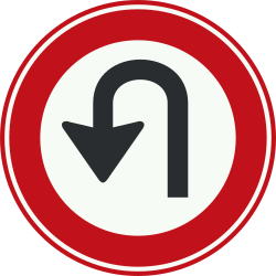 Bord F7: No U-Turns