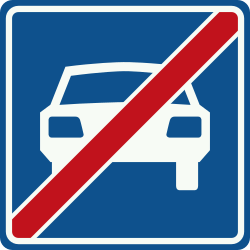 Bord G4: End of Expressway