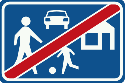 Bord G6: End of Living Street