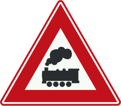 Bord J11: Level crossing without gates