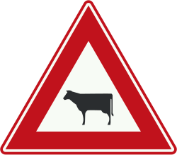 Bord J28: Cattle crossing