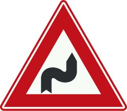 Bord J4: Double Curve Right First