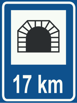 Bord L13: Traffic tunnel