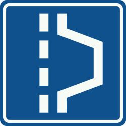 Bord L14: Emergency lay-by