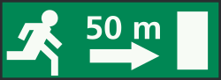 Bord L19-rechts: Nearest exit right