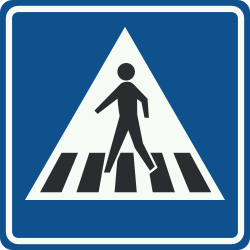 Bord L2: Pedestrian Crossing